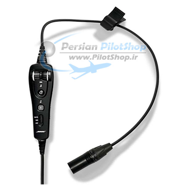 هدست هواپیما BOSE A20 Aviation Headset - XLR5 Plug, Straight Cord,  Bluetooth, incl. FAA 8130-3 Certificate - فروشگاه خلبانی پرشین